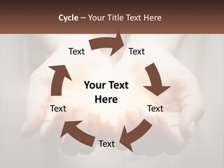 Fire In The Hands PowerPoint Template