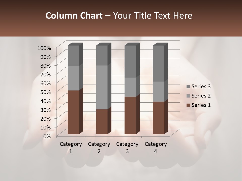 Fire In The Hands PowerPoint Template