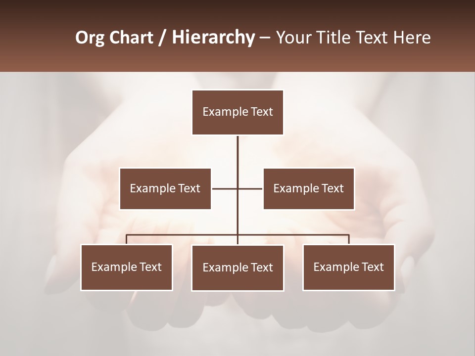 Fire In The Hands PowerPoint Template