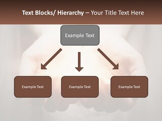 Fire In The Hands PowerPoint Template