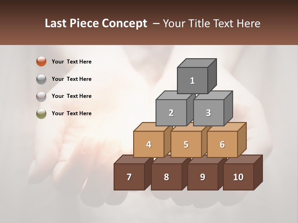 Fire In The Hands PowerPoint Template