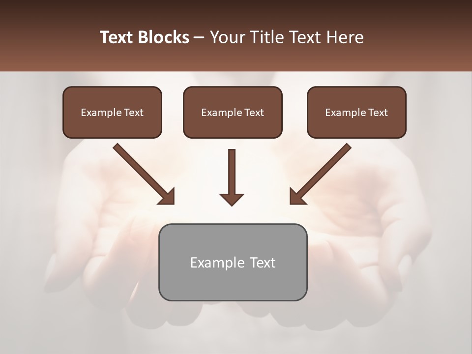 Fire In The Hands PowerPoint Template