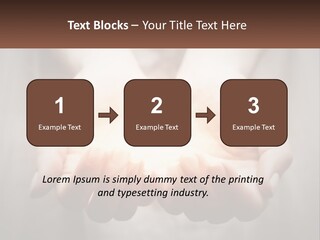 Fire In The Hands PowerPoint Template