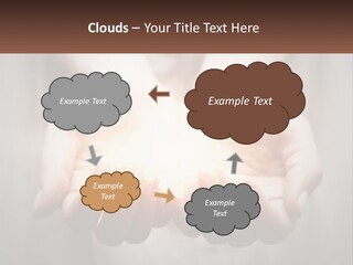 Fire In The Hands PowerPoint Template