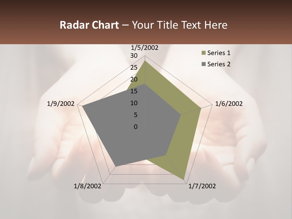 Fire In The Hands PowerPoint Template