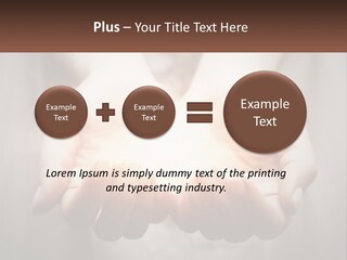 Fire In The Hands PowerPoint Template