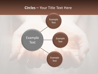 Fire In The Hands PowerPoint Template