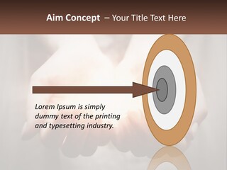 Fire In The Hands PowerPoint Template