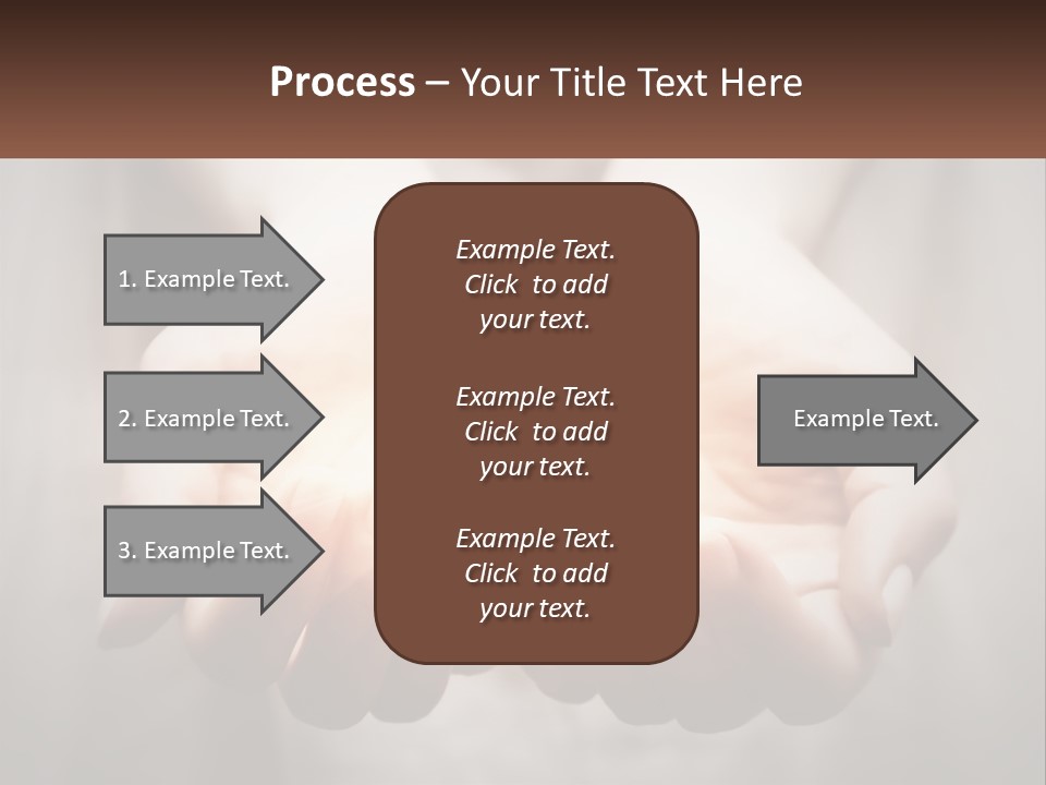 Fire In The Hands PowerPoint Template