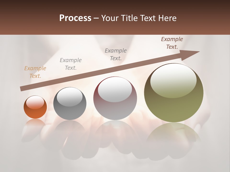 Fire In The Hands PowerPoint Template