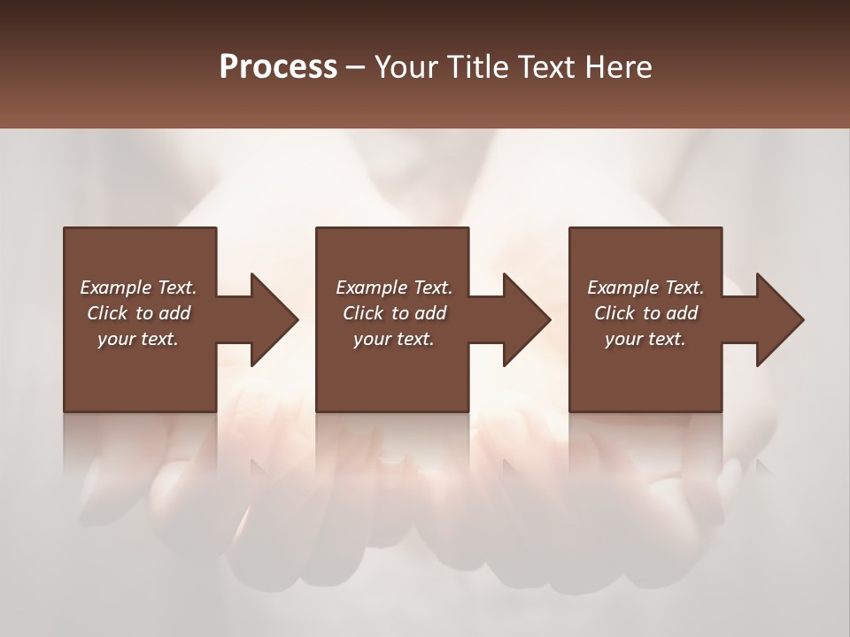 Fire In The Hands PowerPoint Template