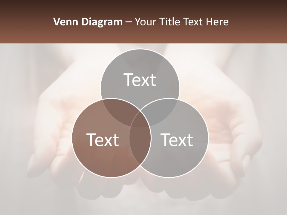 Fire In The Hands PowerPoint Template