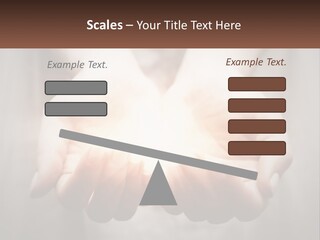 Fire In The Hands PowerPoint Template