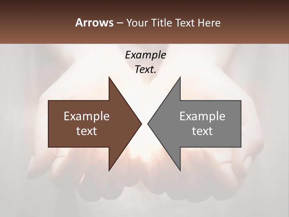 Fire In The Hands PowerPoint Template