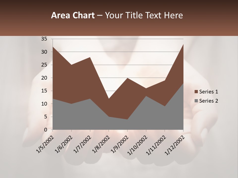 Fire In The Hands PowerPoint Template
