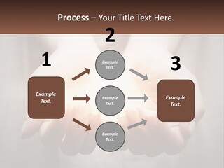 Fire In The Hands PowerPoint Template