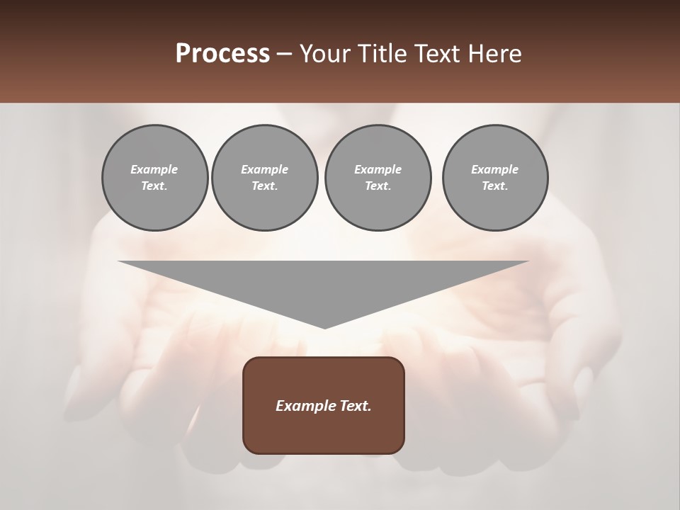 Fire In The Hands PowerPoint Template