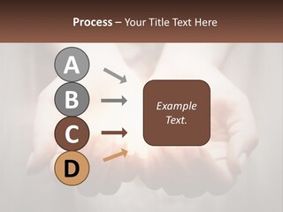 Fire In The Hands PowerPoint Template