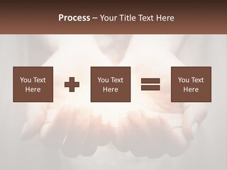 Fire In The Hands PowerPoint Template