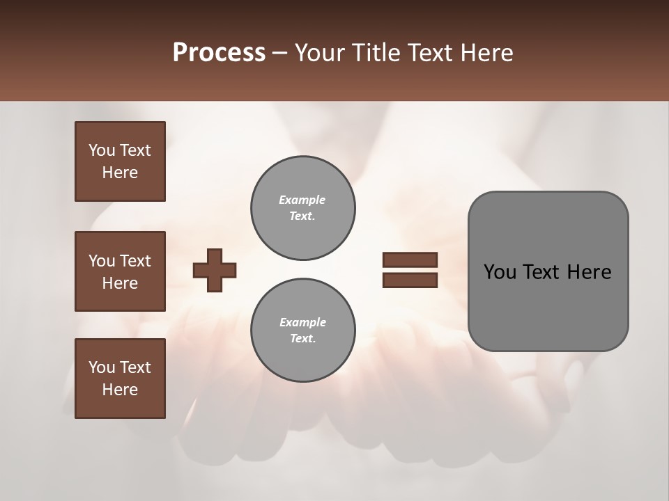 Fire In The Hands PowerPoint Template