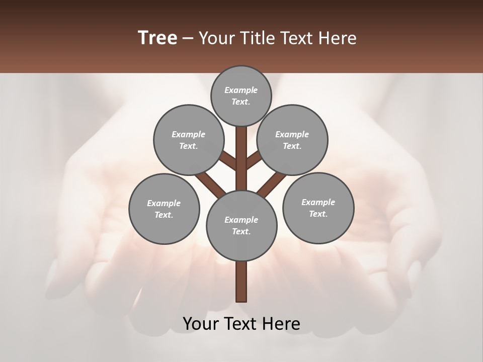 Fire In The Hands PowerPoint Template