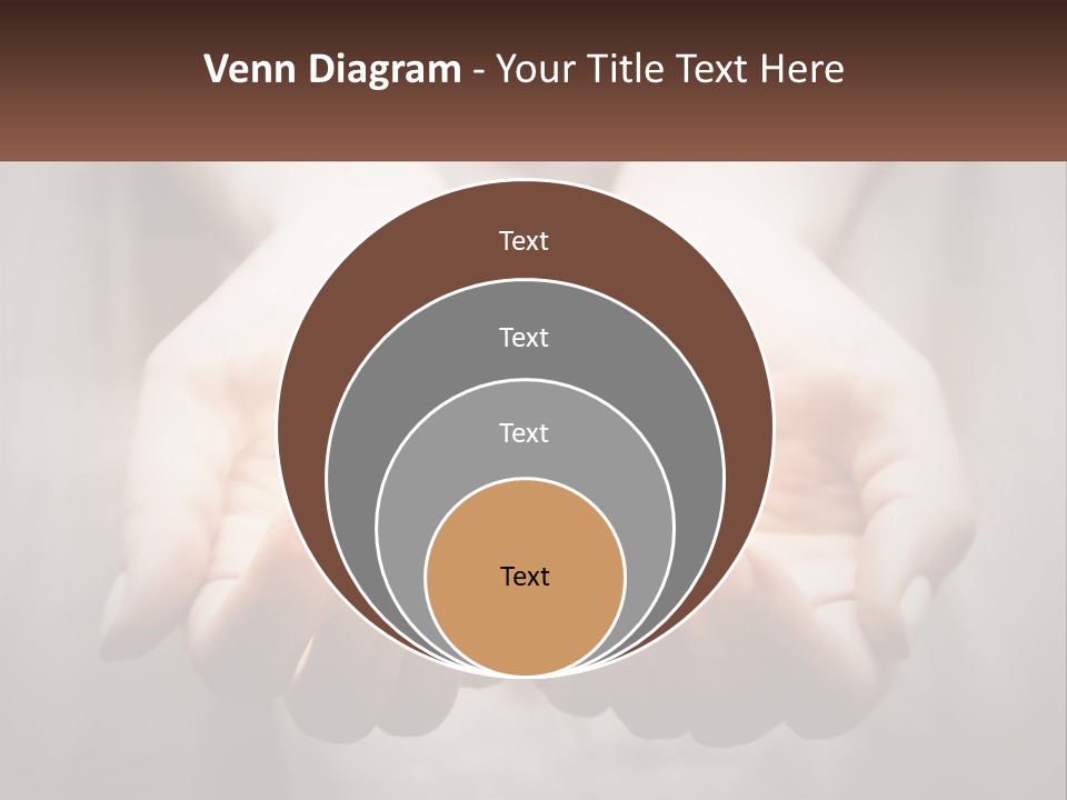 Fire In The Hands PowerPoint Template