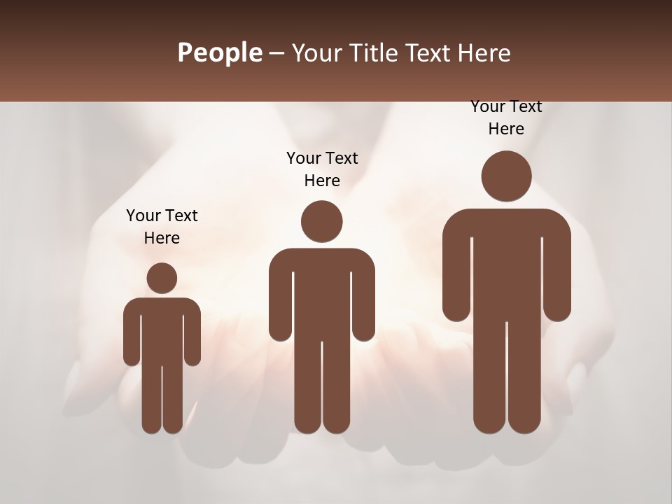 Fire In The Hands PowerPoint Template