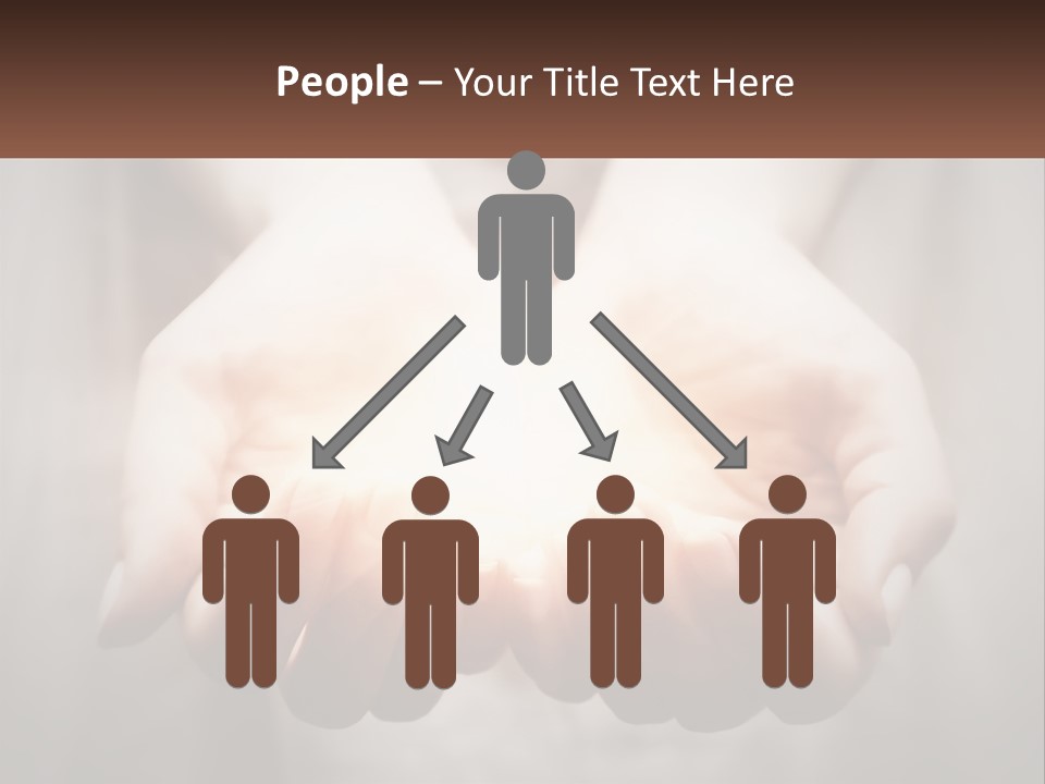 Fire In The Hands PowerPoint Template