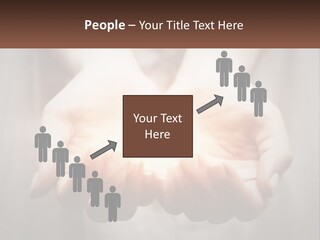 Fire In The Hands PowerPoint Template