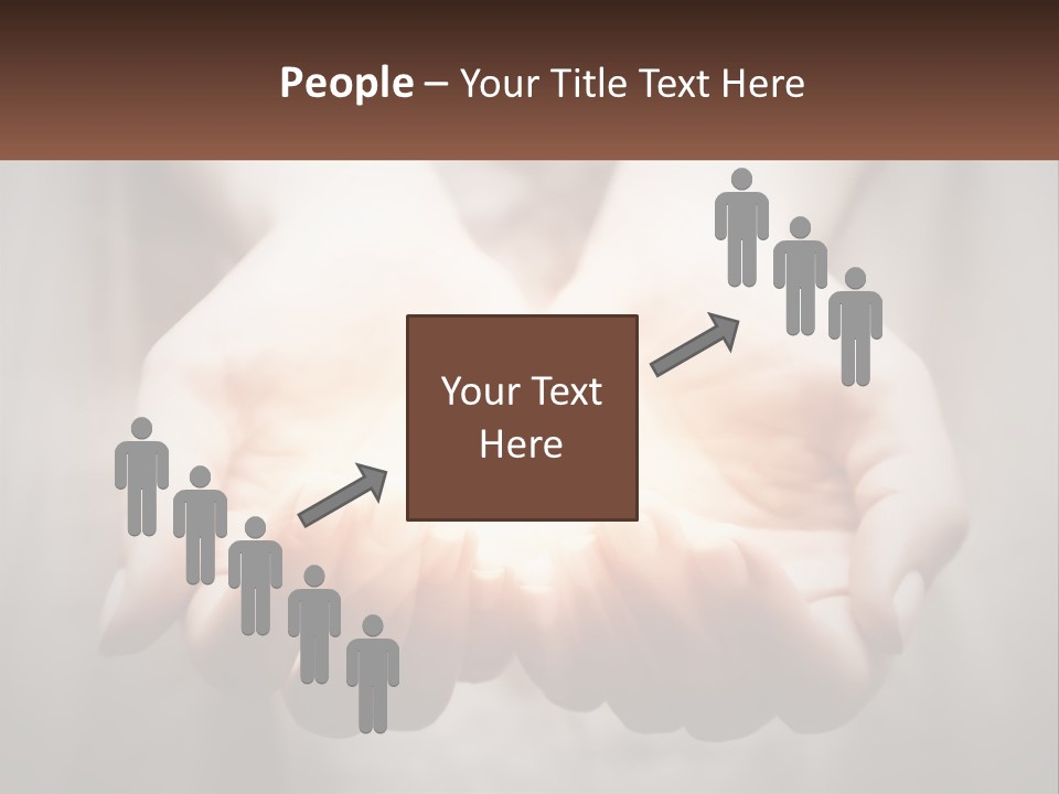 Fire In The Hands PowerPoint Template