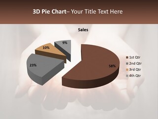 Fire In The Hands PowerPoint Template