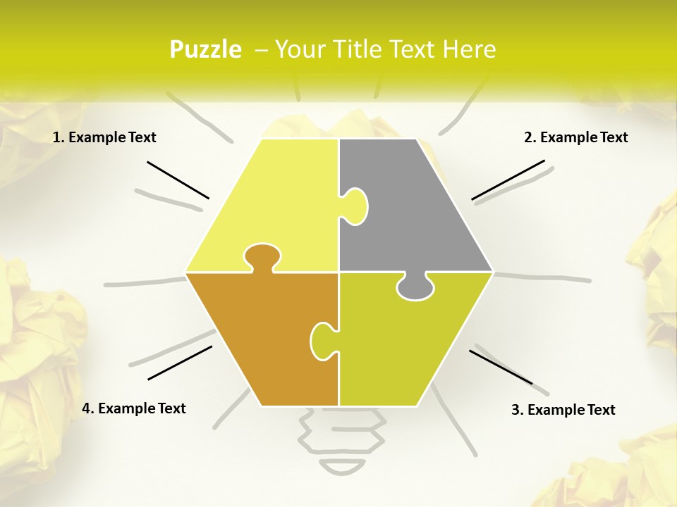 Idea On Paper PowerPoint Template