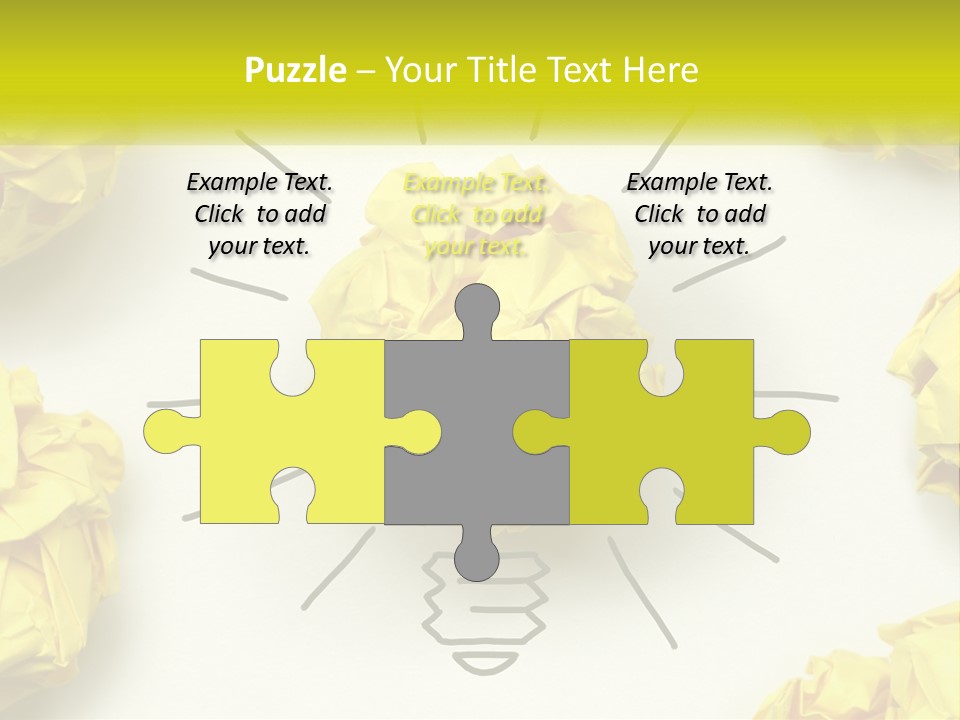 Idea On Paper PowerPoint Template