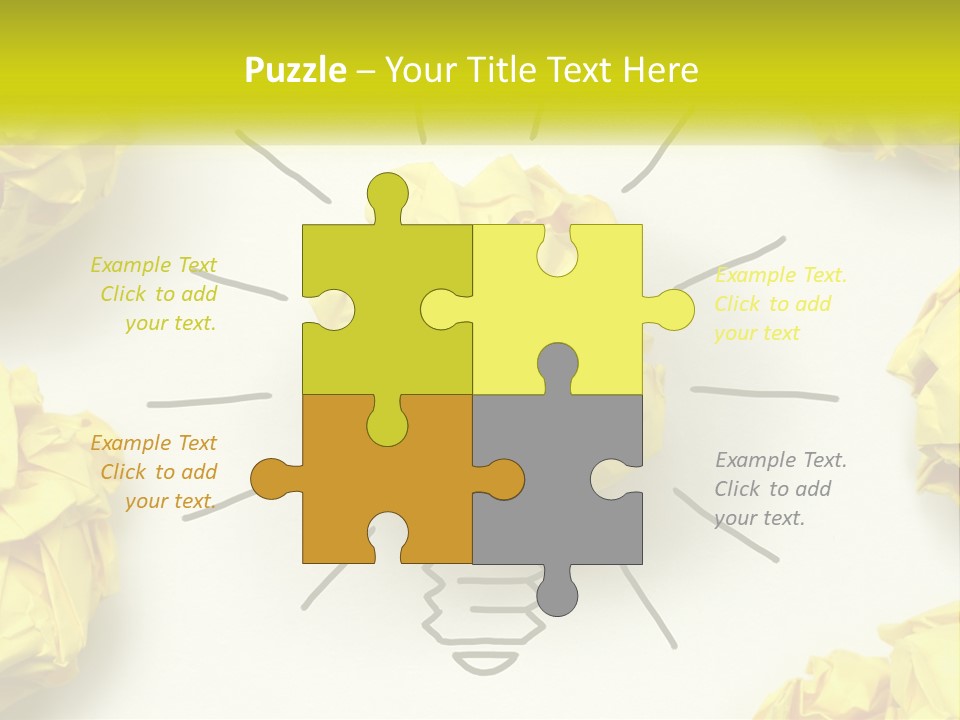 Idea On Paper PowerPoint Template