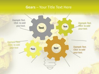 Idea On Paper PowerPoint Template