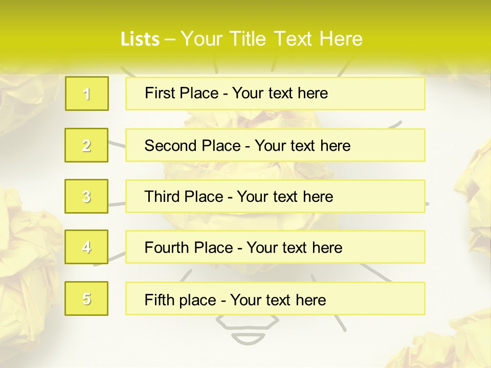 Idea On Paper PowerPoint Template