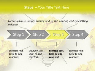 Idea On Paper PowerPoint Template