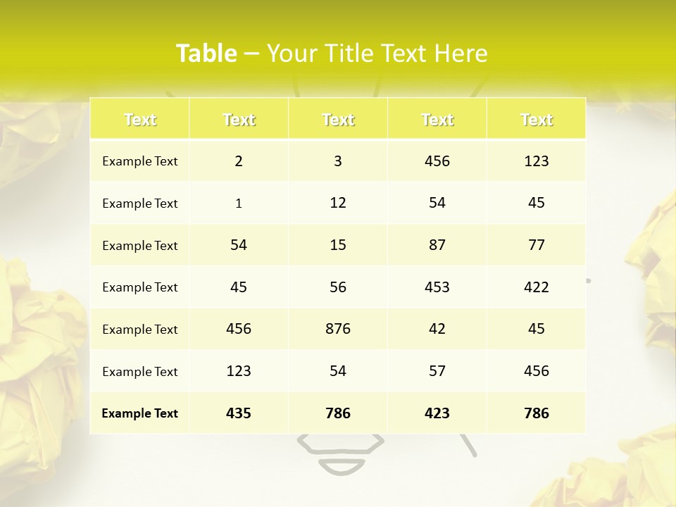 Idea On Paper PowerPoint Template