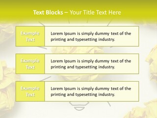 Idea On Paper PowerPoint Template