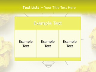 Idea On Paper PowerPoint Template