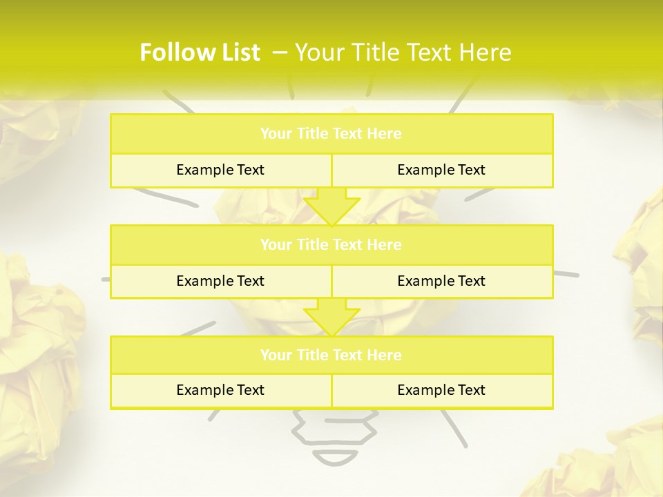 Idea On Paper PowerPoint Template