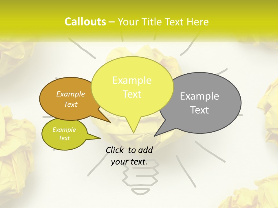 Idea On Paper PowerPoint Template