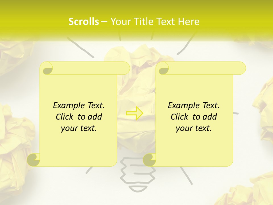 Idea On Paper PowerPoint Template