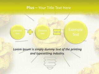 Idea On Paper PowerPoint Template