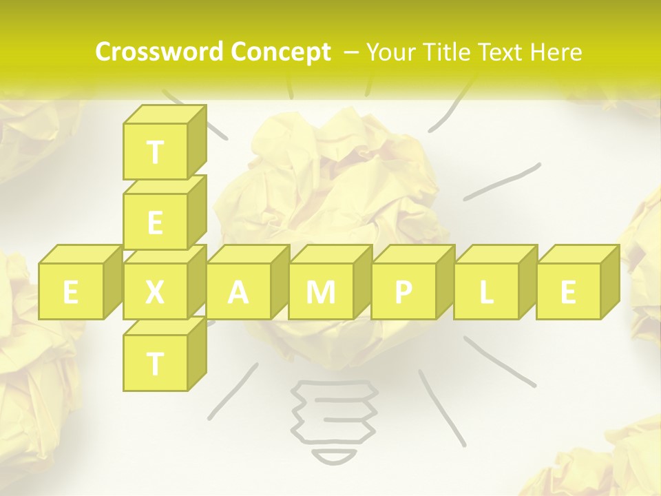 Idea On Paper PowerPoint Template