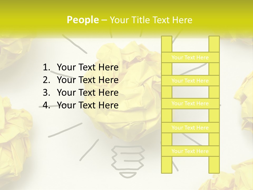 Idea On Paper PowerPoint Template