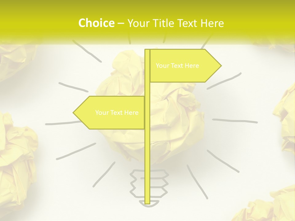 Idea On Paper PowerPoint Template