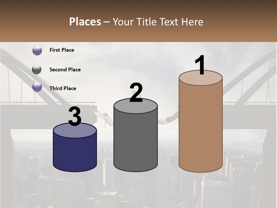 Connection Of Bridges PowerPoint Template