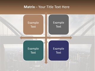 Connection Of Bridges PowerPoint Template