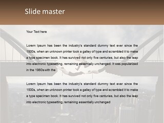 Connection Of Bridges PowerPoint Template